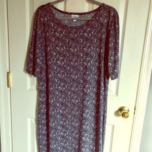 Lularoe black and gray 2xl Julia. NWOT
